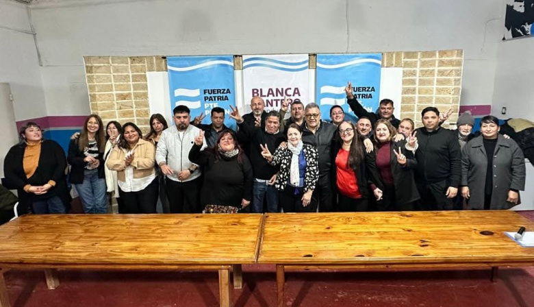 Cantero presentó la lista de Fuerza Patria en Presidente Perón y apuntó contra el gobierno de Milei