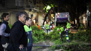 Jorge Macri anunció subsidios para quienes sufrieron las consecuencias del temporal
