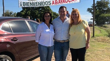 Senadora de Cambiemos participó de la inauguración del acceso de Bayauca