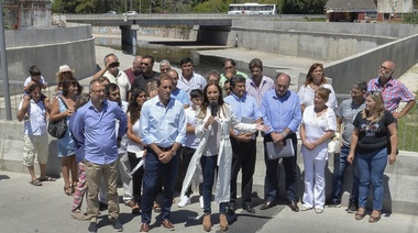 Vidal inauguró obras hidráulicas en La Plata “para que cientos de miles de vecinos puedan irse a dormir más tranquilos”