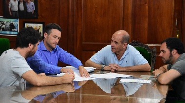 Zurro firmó un convenio para ampliar el Parque Industrial