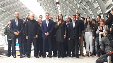 Macri, Vidal y Larreta inauguraron el Viaducto Mitre: "esto refleja que trabajando en equipo, todo es posible"
