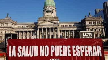 Médicos y profesionales de la salud bonaerenses se instalarán en el Congreso