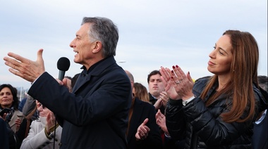 Macri y Vidal inauguraron un tramo de la autopista de la ruta 7