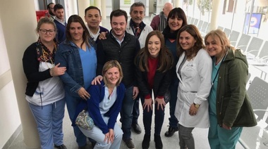 En el inicio de la campaña Vidal inauguró una guardia de hospital en Mercedes