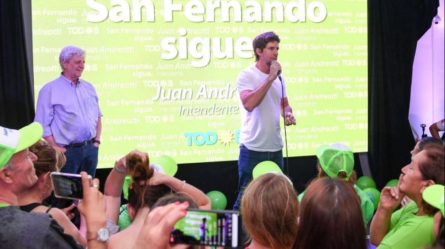 Juan Andreotti fue elegido intendente con más del 65%