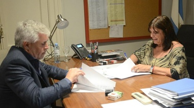 Marcelo Santillán le presentó proyectos a María Teresa García para Adolfo Gonzales Chaves