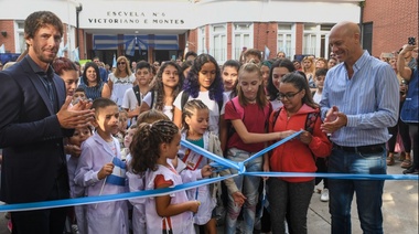 Juan Andreotti inauguró el renovado edificio de la Primaria Nº 6 y Secundaria Nº 23