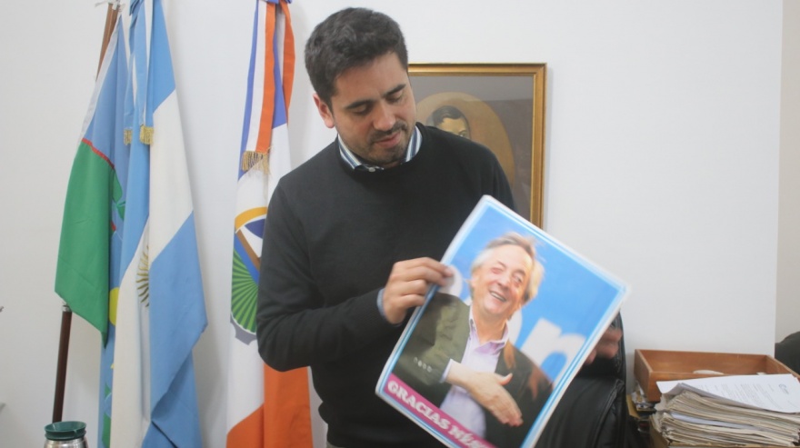 En el municipio de Carmen de Areco, el intendente Villagrán homenajeó a Néstor Kirchner