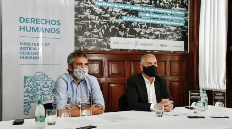 Kicillof: "Tenemos el objetivo de convertir de nuevo a los Derechos Humanos en una verdadera política de Estado"