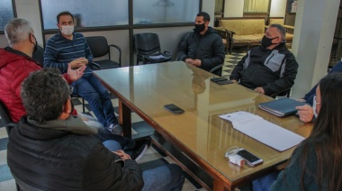 El intendente Abella se interiorizó sobre la situación de los dos principales clubes de Campana