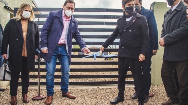 Kicillof y Serenal pusieron en marcha “una de las obras más importantes para Lincoln”
