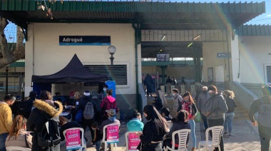 El Municipio de Almirante Brown vacuna contra el Covid-19 en estaciones de trenes