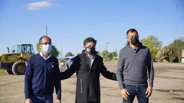 Kicillof: “Estamos poniendo de pie obras fundamentales”