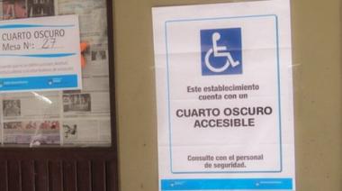 Elecciones: Habrá mesas exclusivas para personas con discapacidad