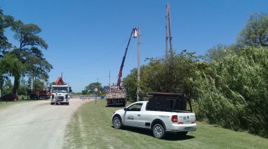 EDELAP realizó obras de mejora en las redes de Berisso