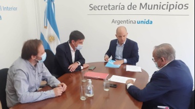 Tandil: Lunghi firmó convenios con autoridades nacionales para desarrollar obras