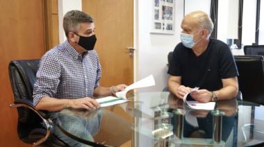Grindetti y Zabaleta se reunieron para analizar los programas sociales que se llevan adelante en Lanús