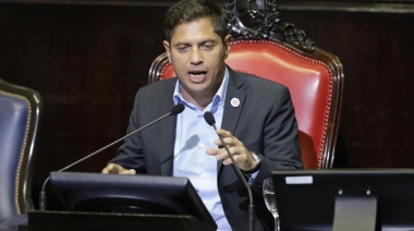 Axel Kicillof: "Vinimos a revertir cuatro años de ajuste, abandono y deterioro"
