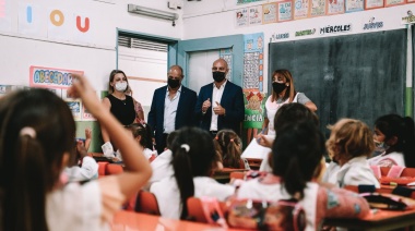 Escobar: Ramil inauguró el ciclo lectivo 2022 en una escuela pública