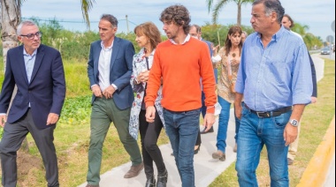 Andreotti, Katopodis, Nardini y Zamora inauguraron la renovación de la Ruta 197