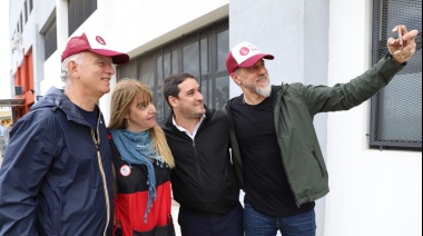 Grindetti y Kravetz lanzaron el programa Lanús Construye Futuro 2022