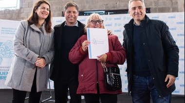 Kicillof estuvo en Moreno y aseguró: “Venimos a restaurar los derechos perdidos"