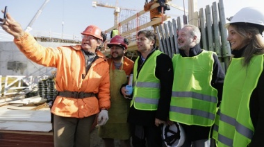 Kicillof: "El Sistema Riachuelo es una de las obras de ingeniería y saneamiento más grande de la Provincia"