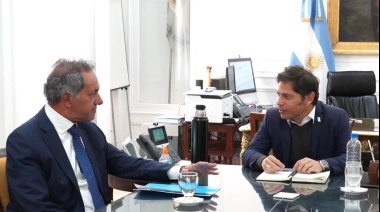 Pymes, Parque industriales y empleo joven, los ejes de la reunión entre Kicillof y Scioli