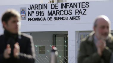 Axel Kicillof: "A pesar de los dos años difíciles, ya hemos construido 85 nuevos edificios escolares"