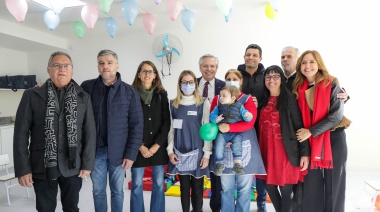 Alberto inauguró un espacio de Primera Infancia en el conurbano