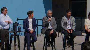 Desde Colón, Kicillof encabezó la inauguración de un nuevo establecimiento educativo