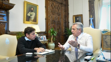 Kicillof se reunió con el Presidente por la licitación y construcción del Canal de Magdalena