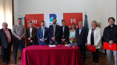 Intendentes firmaron un convenio de colaboración con Grupo Provincia