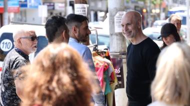 Larreta estuvo en Avellaneda y aseguró que los vecinos "tienen miedo de salir a la calle”