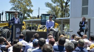 Kicillof en General Pinto: "En la Provincia se hacen las obras que parecía que nunca se iban a llevar adelante"