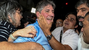 Boudou Libre: Las primeras palabras al salir de la prisión.