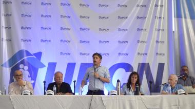 UPCN Provincia realizó un plenario multitudinario y Kicillof estuvo presente
