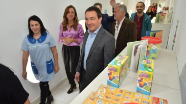 Florencio Varela: Watson y Tolosa Paz inauguraron el nuevo edificio para el Jardín Municipal Nº8