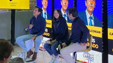 Camino a octubre: Soledad Martínez arrancó la campaña y recibió a Melconian en Vicente López