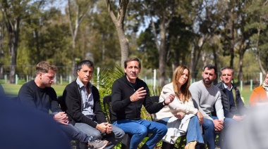 Garro recorrió La Plata junto a María Eugenia Vidal