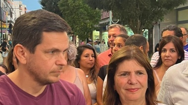 Bullrich visitó Zárate y apuntó contra la inseguridad