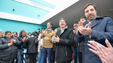 Kicillof inauguró un Centro de Atención Primaria de la Salud en San Vicente
