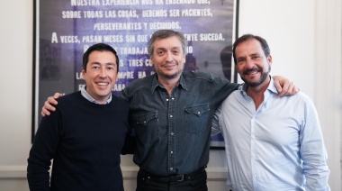 A días del balotaje, Máximo Kirchner se reunió con intendentes bonaerenses