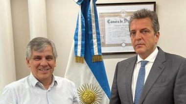 Intendente bonaerense mostró su apoyo a Massa
