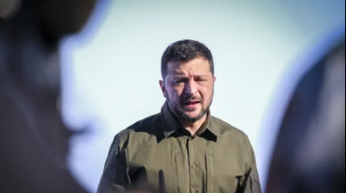 Llegó a la Argentina el presidente de Ucrania, Zelenski