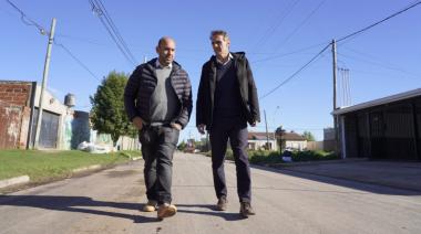 Sanzio y Katopodis recorrieron obras en Baradero