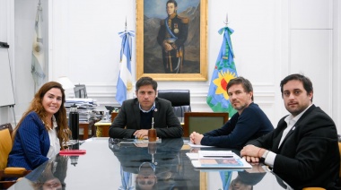 Kicillof se reunió con la presidenta del Consorcio Gestión de Puerto Quequén