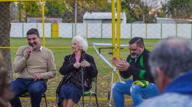Brandsen: inauguraron un espacio en honor a Estela de Carlotto