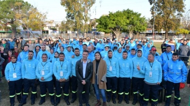 El intendente Álvarez y Daniela Vilar presentaron el Programa Lanús Recicla